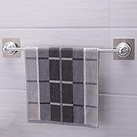 Wall Mounted Towel Rack, for Bathroom Shower Kitchen Utensils Self Adhesive Aluminum Towel Racks Bath Towel Holder Bathroom Item Rack/Sier