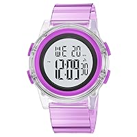 findtime Women's Digital Watch Women's Sports Watch Women's Waterproof Women's Watches Large Number Display with Soft Rubber Strap and LED Light Display / Alarm Clock / Stopwatch