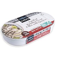 COLE’S - Smoked Rainbow Trout Fillet with Quinoa | Open & Eat | Ready to Eat Meal | 5.6 oz Hand-Packed Canned Fish | 19g Protein | High in Vitamin D | Tinned Fish
