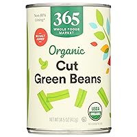 365 by Whole Foods Market, Beans Green Cut No Salt Added Organic, 14.5 Ounce