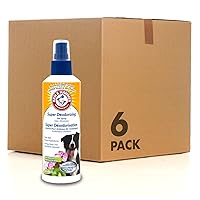 Arm & Hammer for Dogs Super Deodorizing Spray for Dogs | Best Odor Eliminating Spray for All Dogs & Puppies | Fresh Kiwi Blossom Scent That Smells Great, 6.7 Ounces -6 Pack