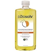 Citra Solv Concentrated Household Cleaner & Degreaser - Valencia Orange Scent - 16 Fl Oz, Safe, Effective, and Versatile Cleaning Solution, Natural Ingredients, Biodegradable, Made in USA