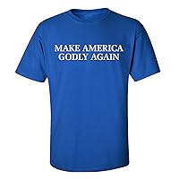 Christian Make America Godly Again Adult Short Sleeve Tee Shirt