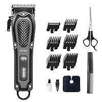 Hair Clippers for Men Professional - Cordless&Corded Barber Clippers for Hair Cutting & Grooming, Rechargeable Beard Trimmer
