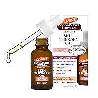 Cocoa Butter Formula Moisturizing Skin Therapy Oil for Face with Vitamin E, C & 10 Pure Facial Oil Blend, Rosehip Fragrance, 1 Ounce