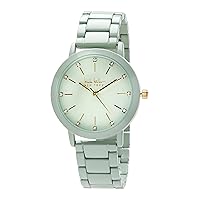 Nicole Miller Women's Wrist Watch - Contemporary Casual Link Strap Wrist Watch for Women, Quartz Movement