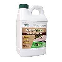 NatureShield Insect and Pest Repellent, Outdoor Bug Repellent for Patio and Lawn, Use with Irrigation Feeder System, Pump or Hose End Sprayer, 64 Oz
