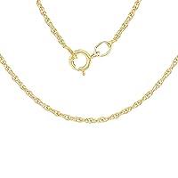 Carissima Gold Ladies 0.6mm Prince of Wales Necklace 9k (375)