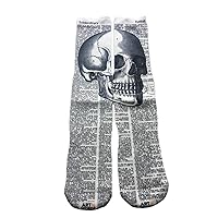 Apparel The Head Skull Dictionary Pop Art Unisex Socks