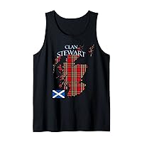 Stewart Scottish Clan Tartan Scotland Tank Top