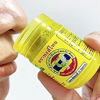 3X Hong Thai Yellow Herbal Inhaler Aromatherapy Treatment of Dizziness 40g.