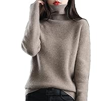 Women's Heart Sweater Pullover High Neck Wool Casual Knit Tops Autumn Winter Jacket Warm Pullover Sweaters