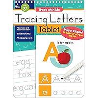 Trace with Me Tracing Letters Tablet (Spiral Bound, Comb or Coil)