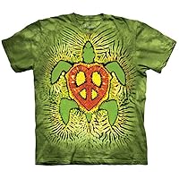 The Mountain Men's Rasta Peace Turtle T-Shirt