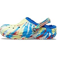 Crocs Unisex-Child Kids' Classic Marbled Tie Dye Lined Clog