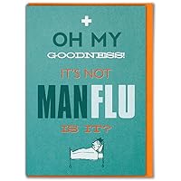 Man Flu Greeting Card