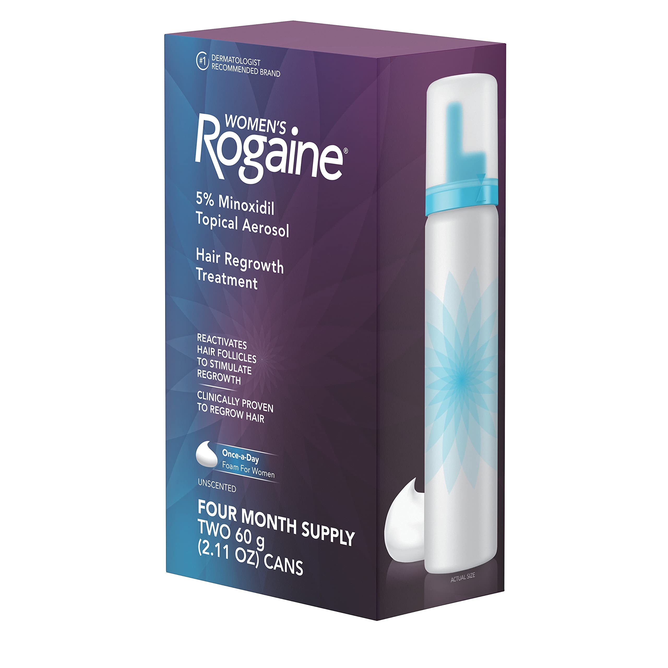 Mua Women's Rogaine 5% Minoxidil Foam for Hair Thinning and Loss, Topical  Treatment for Women's Hair Regrowth, 4-Month Supply trên Amazon Mỹ chính  hãng 2023 | Fado