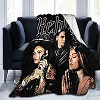 Ke%Hlani Band Blanket Flannel Fleece Blanket Ultra Soft Lightweight Throw Blanket for Warmth Sofa Office Bed Car Camp Couch Cozy Plush Throw Blankets Beach Blankets 40