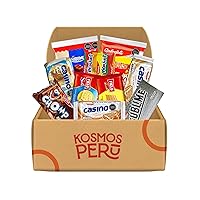 Peruvian Chocolate Candy Assorted Snack Box 12 Pieces - Authentic Peruvian Treats, Premium Selection of Chocolates, Sweets, and Biscuits from Peru. Ideal Gift from Peru's Rich Cuisine