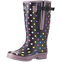 Extra Wide Calf Rain Boots - Ideal for Wide Feet, Ankles & Calves - Fit 16 to 23” Calves - Durable & Waterproof