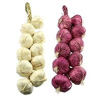 2pcs Artificial Onion String Fake Vegetable Home Party Christmas Harvest Decoration