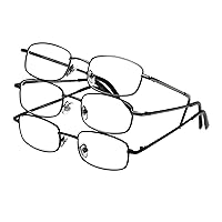 Foster Grant Men's Council Rectangular Reading Glasses