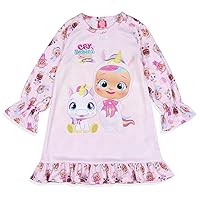 INTIMO Cry Babies Magic Tears Girls' Show Unicorn Sleep Pajama Dress Nightgown