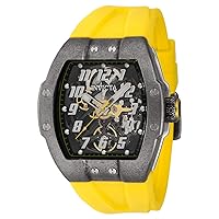 Invicta 43524 Men's JM Correa Yellow Rubber Strap Automatic Watch