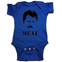 Parks and Recreation Baby One Piece Ron Swanson Meat Bodysuit
