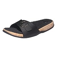 Premium Acupressure & Reflexology Massage Sandals Women. Shock Absorbing, Cushion Sole with Orthotic Arch. Stimulate Pressure Points, Relieve Pain, Boost Circulation