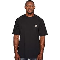 CarharttmensLoose Fit Heavyweight Short-Sleeve Pocket T-ShirtBlack3X-Large Tall