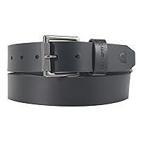 Carhartt Men's Casual Bridle Leather Roller Belts, Available in Multiple Styles, Colors & Sizes