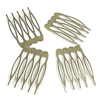 10 Pieces Wholesale Bronze Vintage Jewelry Making Supply Charms Findings Bronze Tone B0EC5 Hair Comb