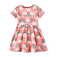 Girls Rainbow Dress Girls Spring Dress Girls Summer Dress Girls Cute Rainbow Dress Girls Outfit Toddler Girls Skirt