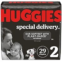 Special Delivery Hypoallergenic Baby Diapers Size 2 (12-18 lbs), 29 Ct, Fragrance Free, Safe for Sensitive Skin