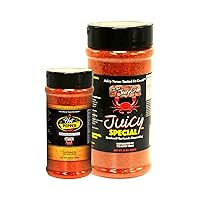 Juicy Special Cajun Seafood Cooking Combo: Marinade Seasoning and Extra Hot Pepper Powder by The Juicy Crab