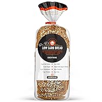Dr. B's Multigrain Bread | 2g Net Carbs & 7g Protein | Low Calorie, Vegan, Sugar Free | Fresh, Sliced, Keto & Low Carb Bread Loaf ((1 Pack (16 oz), Everything)