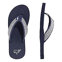 vineyard vines Unisex-Child Micro Whale Classic Foam Flip Flop