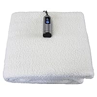 Massage Table Warmer & Fleece Pad (2in1), ETL Certified, 3 Heat Settings, 13ft Cord/Heating Pad / 1 Year Replacement Guarantee