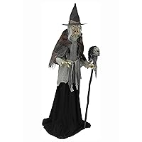 LUNGING WITCH WITH DIGIT EYES, 72-inch