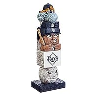 Evergreen Tampa Bay Rays Garden Statue, Tiki Totem Style, Outdoor or Indoor Use, 16 Inch Tall, Beautiful Hand Painted Resin Construction