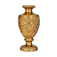 Deco 79 Polystone Decorative Vase Carved Centerpiece Vase, Flower Vase for Home Decoration 8