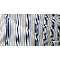 Waterproof Canvas Fabric 600 Denier Polyester,Striped *Sold by The Yard* Fabric for Outdoor/Indoor, 58
