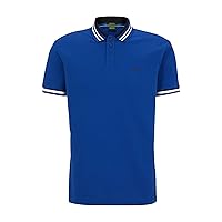 BOSS by Hugo Men's Paddy 2 Cotton- Jersey Polo Shirt with Constrast Logo 50505823