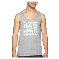 Men's Dad Protector Hero Father's Day Tank-Top