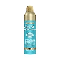 OGX Revitalize + Argan Shine Extra Strength Dry Oil Conditioning Mist with Argan Oil & Silk Proteins, Light Nourishing Hair Treatment to Soften Hair & Add Luminous Shine, 5 Ounce
