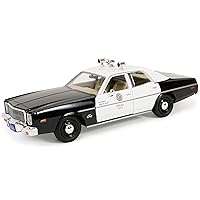 1978 Fury Black and White LAPD (Los Angeles Police Department) Hot Pursuit Series 9 1/24 Diecast Model Car by Greenlight GL85591