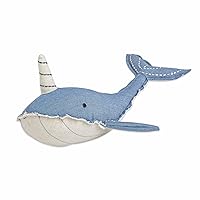 Crane Baby Toys for Boys and Girls, Comforting Plush Stuffed Animal, Narwhal