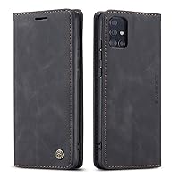 Samsung Galaxy A71(5G) Wallet Case Credit Card Holder,Magnetic Stand Leather Flip Case Cover ，Durable Shockproof Protective Cover for Samsung Galaxy A71（5G） 6.7