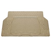 FH Group ClimaProof™ for all weather protection Universal Fit Cargo Mats fits most Cars, SUVs, and Trucks (Semi Custom Trimmable Vinyl, 55 x 31.5 inches) Tan
